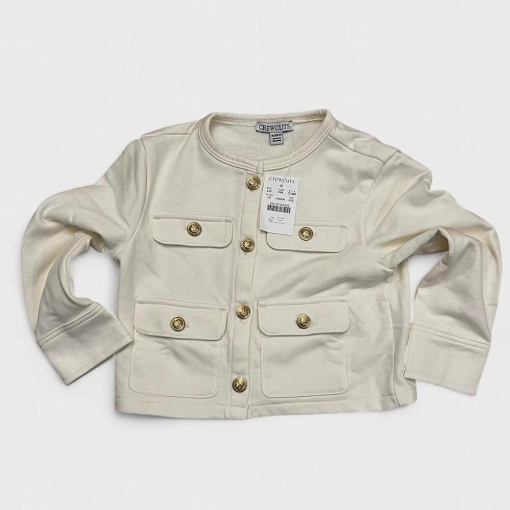 Crewcuts by J.Crew Girls' Ivory Cardigan